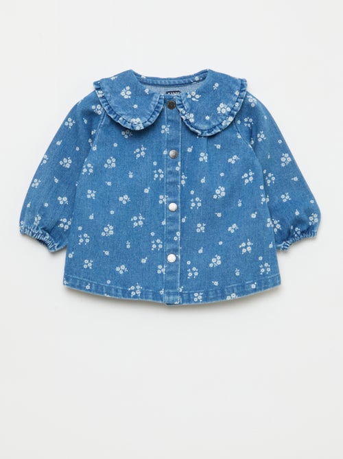 Conjunto blusa vaquera + leggings - 2 piezas - Kiabi