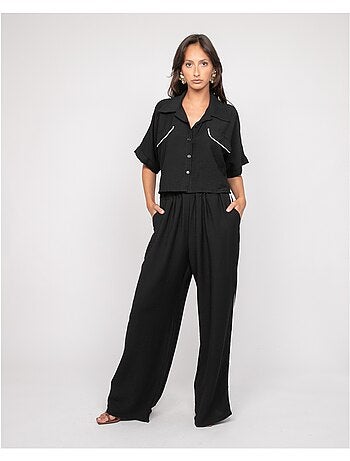Conjunto blusa y pantalón EPAVIA