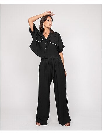 Conjunto blusa y pantalón EPAVIA