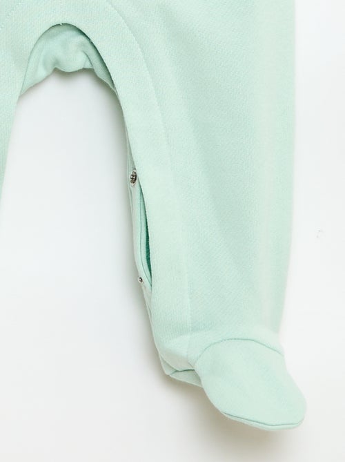 Conjunto body de manga larga + peto con pies - Kiabi