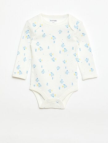 Conjunto body de manga larga + peto con pies