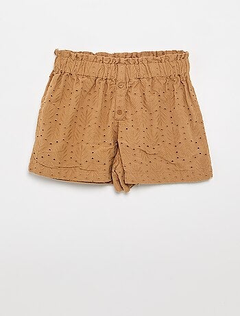 Conjunto bordado 2 piezas - Pantalón corto + blusa