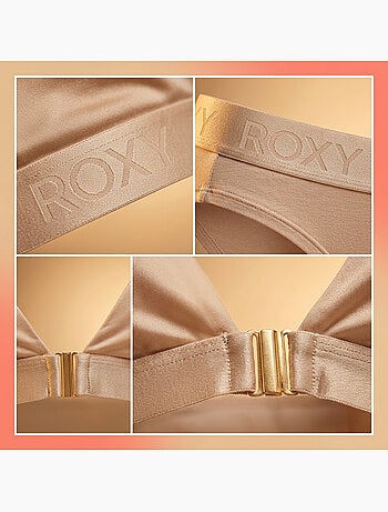 Conjunto Bralette Triangular Braga Mujer Modal ROXY Licencia Oficial