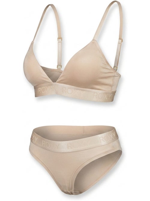 Conjunto Bralette Triangular Braga Mujer Modal ROXY Licencia Oficial - Kiabi Conjunto Bralette Triangular Braga Mujer Modal ROXY Licencia Oficial - Kiabi