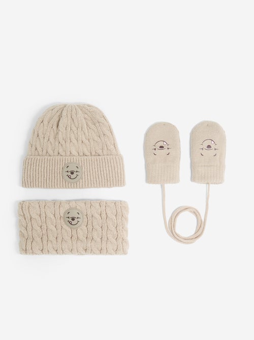 Conjunto bufanda + snood + manoplas 'Disney' - 3 piezas - Kiabi