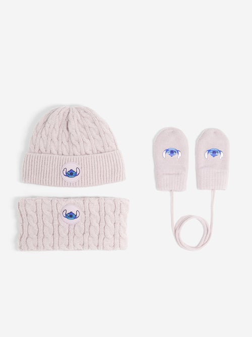 Conjunto bufanda + snood + manoplas 'Disney' - 3 piezas - Kiabi