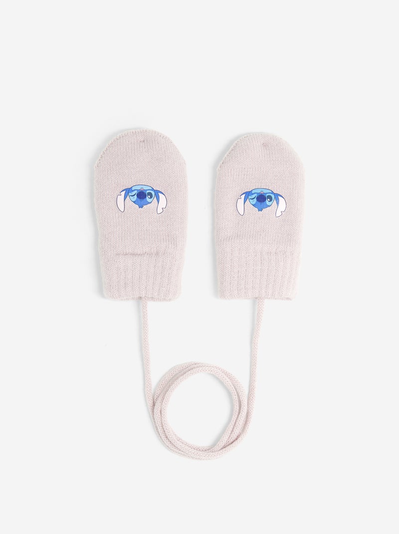 Conjunto bufanda + snood + manoplas 'Disney' - 3 piezas Blanco - Kiabi