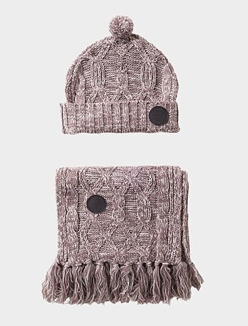 Conjunto bufanda y gorro