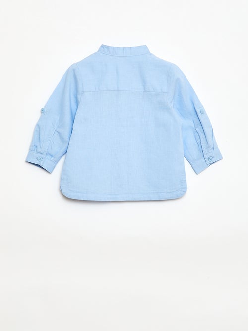 Conjunto camisa + pantalón en mezcla de lino - 2 piezas - Kiabi