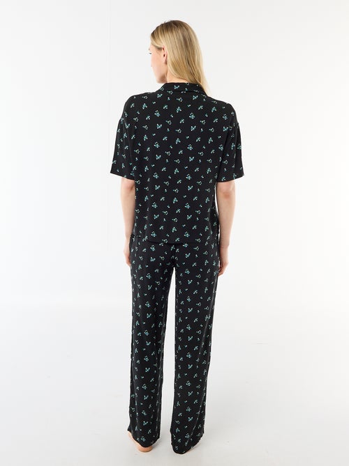 Conjunto camisero de noche all-over - Kiabi