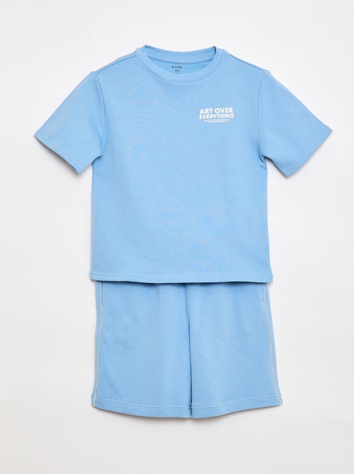 Conjunto camiseta + bermuda - 2 piezas - Kiabi