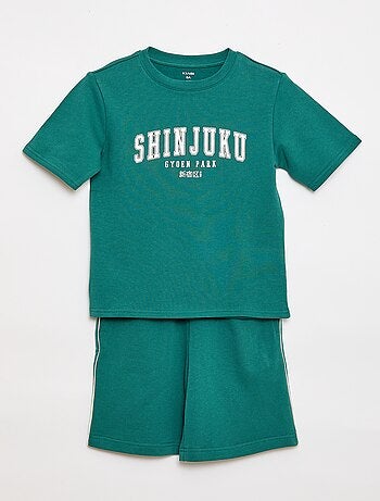 Conjunto camiseta + bermuda - 2 piezas