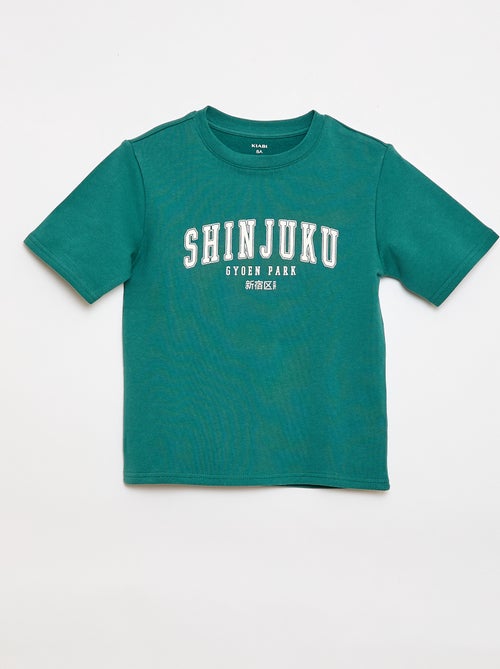 Conjunto camiseta + bermuda - 2 piezas - Kiabi