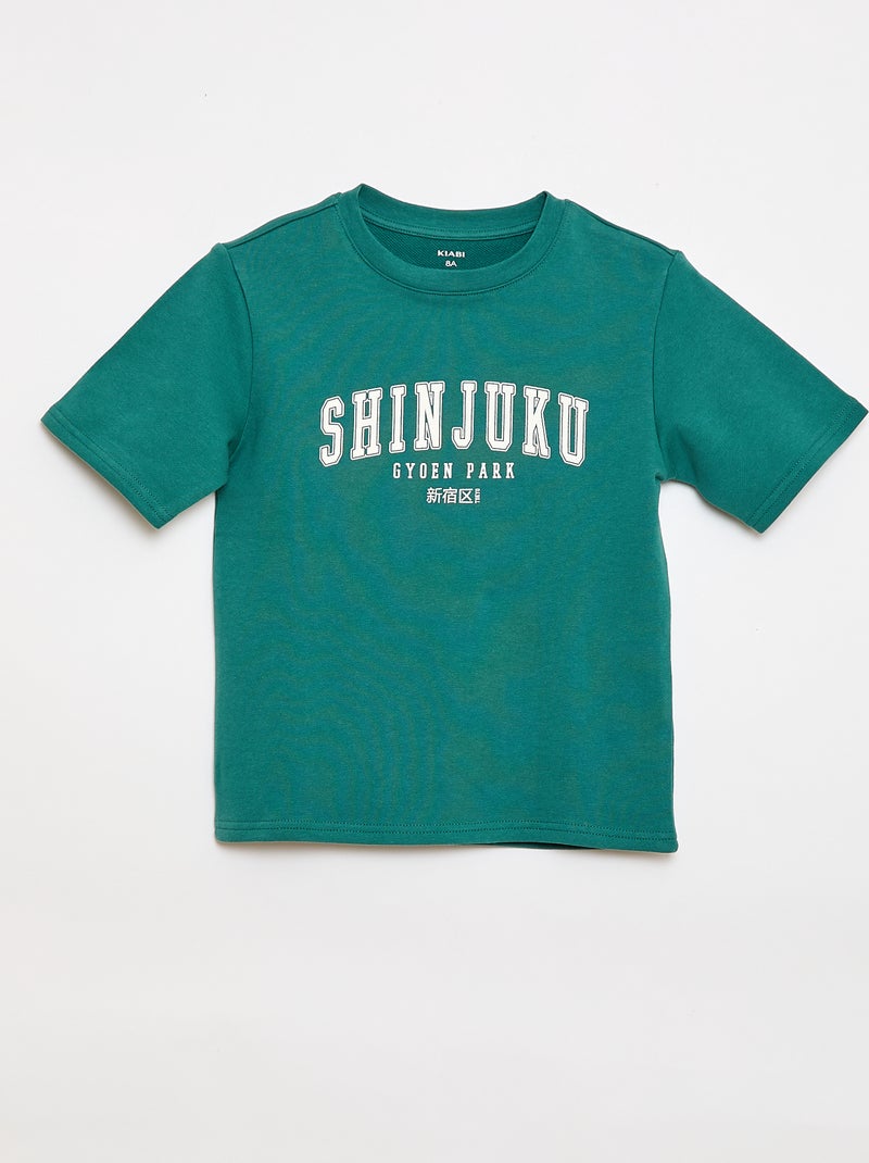 Conjunto camiseta + bermuda - 2 piezas Blanco - Kiabi