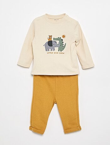 Conjunto camiseta + chándal - 2 piezas