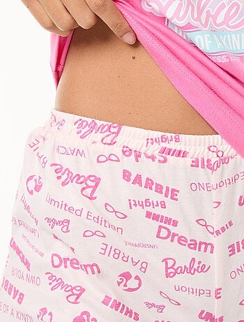 Conjunto camiseta de tirantes + short "Barbie" - 2 piezas