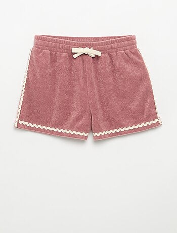 Conjunto camiseta de tirantes + short de rizo - 2 piezas