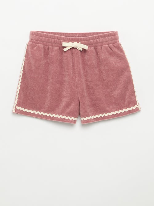 Conjunto camiseta de tirantes + short de rizo - 2 piezas - Kiabi