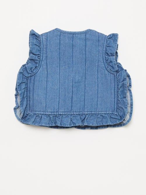 Conjunto camiseta + legging + chaleco - 3 piezas - Kiabi