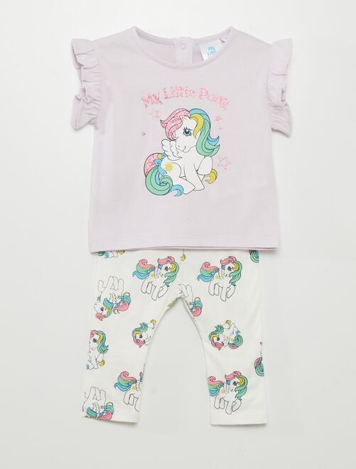 Conjunto camiseta + legging 'My Little Pony' - Kiabi