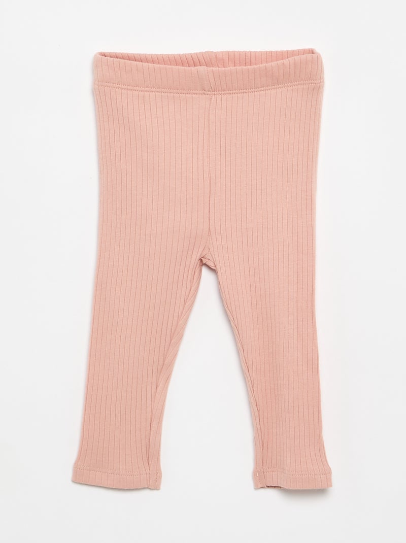 Conjunto camiseta + legging Rosa - Kiabi