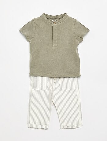 Conjunto camiseta mao + pantalón - 2 piezas