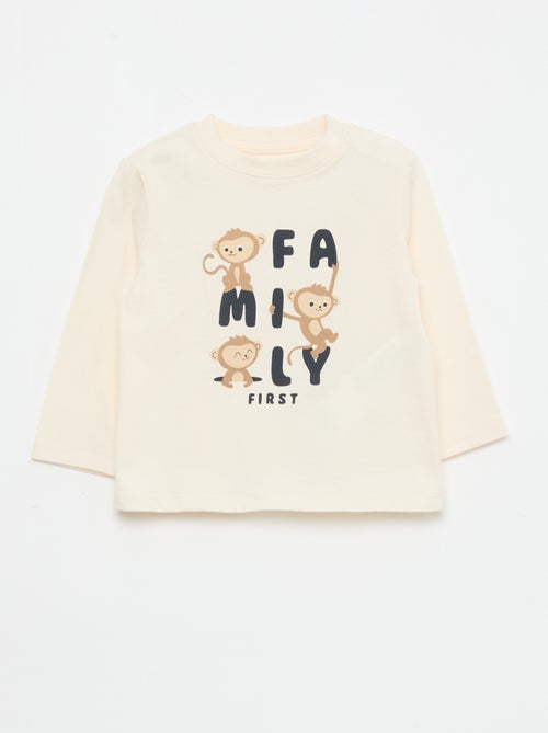 Conjunto camiseta + pantalón - 2 piezas - Kiabi