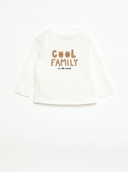 Conjunto camiseta + pantalón - 2 piezas - Kiabi