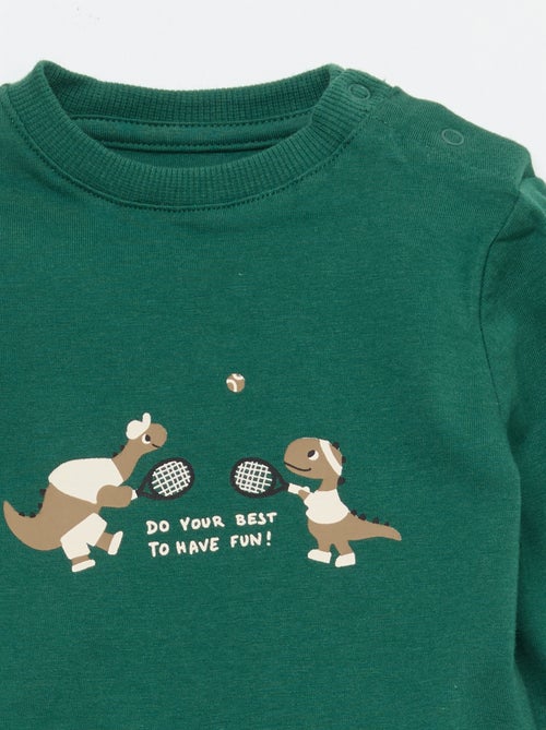 Conjunto camiseta + pantalón - 2 piezas - Kiabi