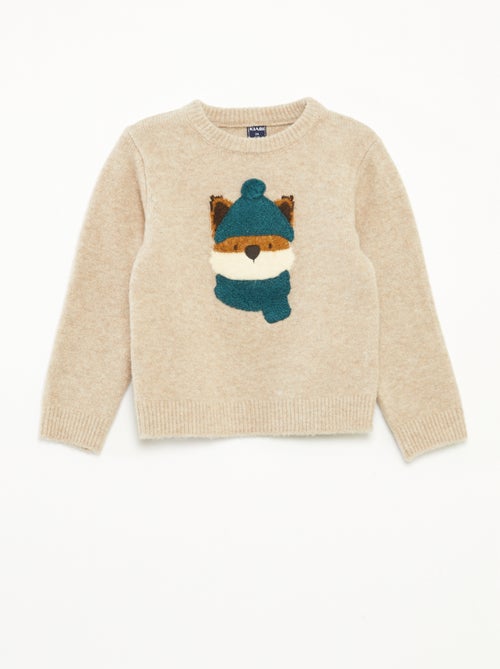 Conjunto camiseta + pantalón - estampado de zorro - Kiabi