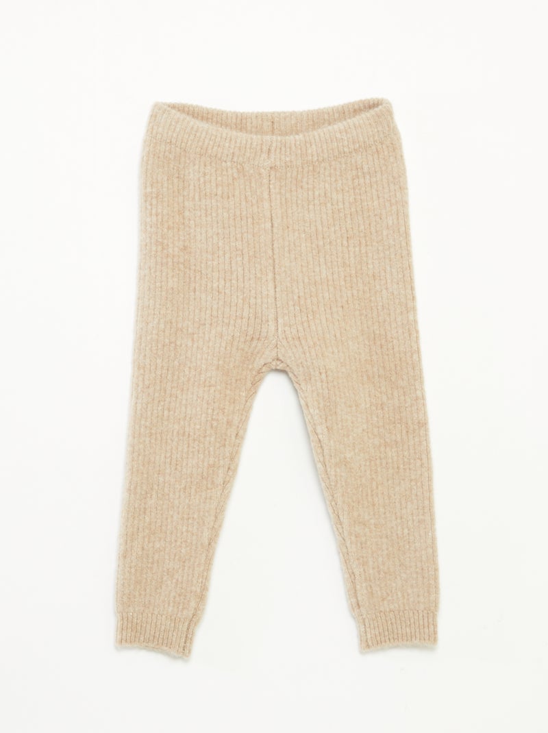 Conjunto camiseta + pantalón - estampado de zorro Beige - Kiabi