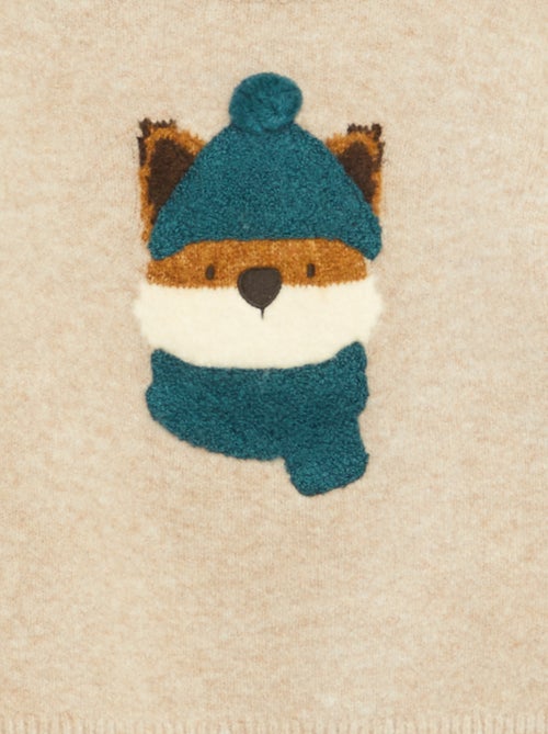 Conjunto camiseta + pantalón - estampado de zorro - Kiabi