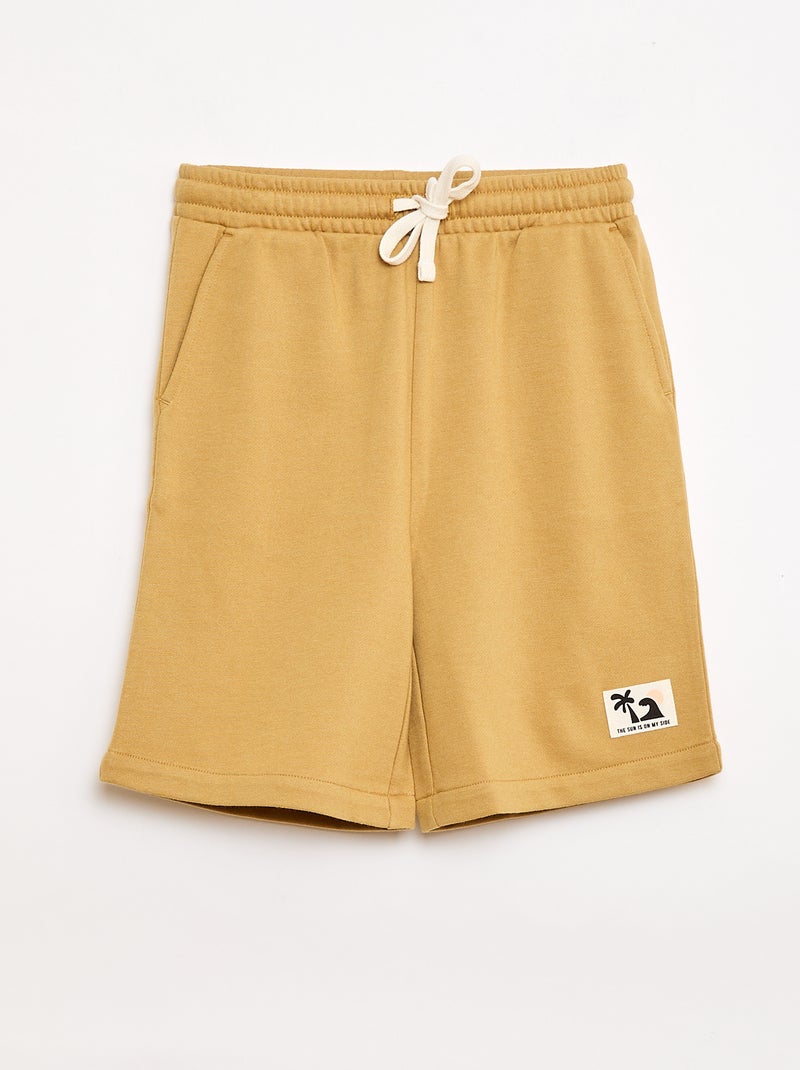 Conjunto camiseta + pantalón corto - 2 piezas Amarillo - Kiabi