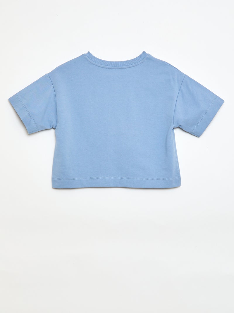 Conjunto Camiseta + Pantalón Corto - 2 piezas Azul - Kiabi