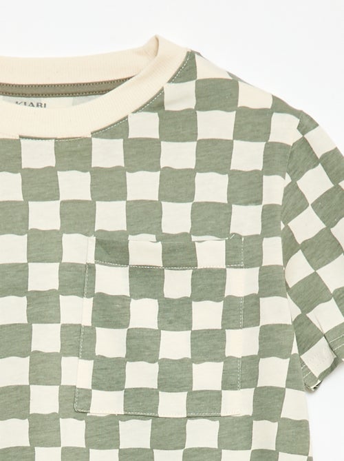 Conjunto camiseta + pantalón corto - 2 piezas - Kiabi