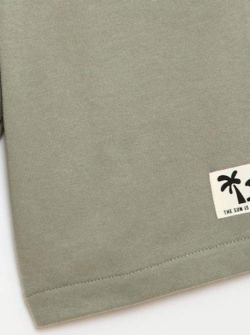 Conjunto camiseta + pantalón corto - 2 piezas - Kiabi