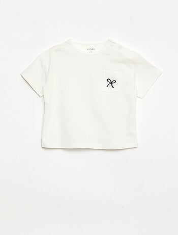 Conjunto Camiseta + pantalón corto ciclista acanalado - 2 piezas