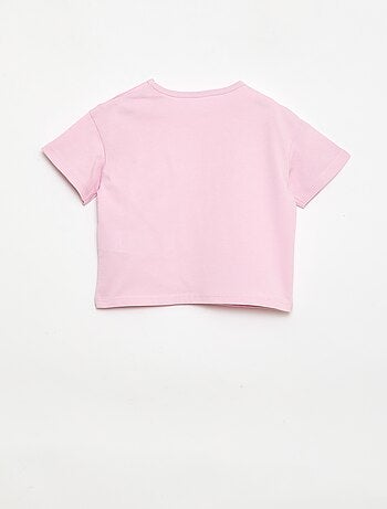 Conjunto Camiseta + pantalón corto ciclista acanalado - 2 piezas