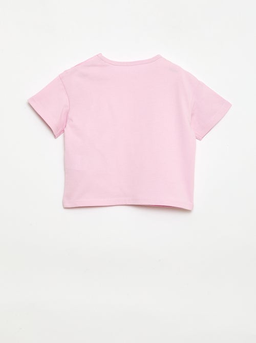 Conjunto Camiseta + pantalón corto ciclista acanalado - 2 piezas - Kiabi