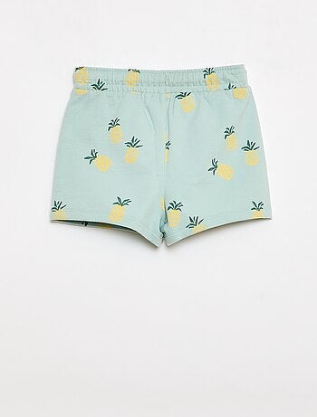 Conjunto camiseta + pantalón corto con estampado - 2 piezas