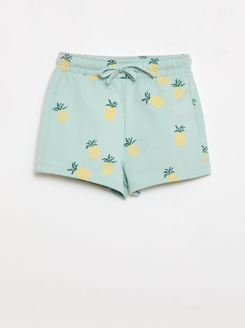Conjunto camiseta + pantalón corto con estampado - 2 piezas - Kiabi