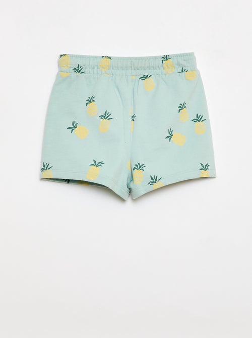 Conjunto camiseta + pantalón corto con estampado - 2 piezas - Kiabi