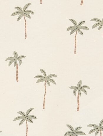 Conjunto camiseta + pantalón corto con estampado - 2 piezas