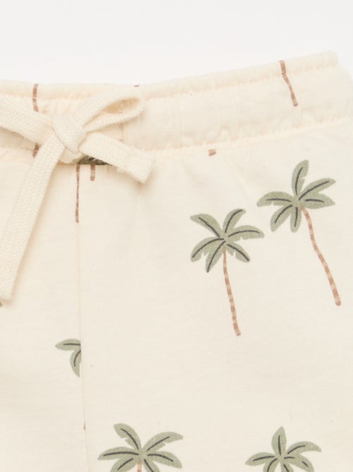 Conjunto camiseta + pantalón corto con estampado - 2 piezas - Kiabi