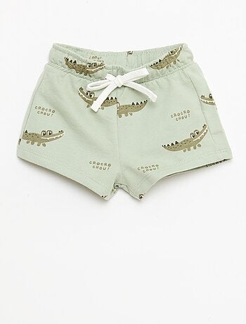 Conjunto camiseta + pantalón corto con estampado - 2 piezas