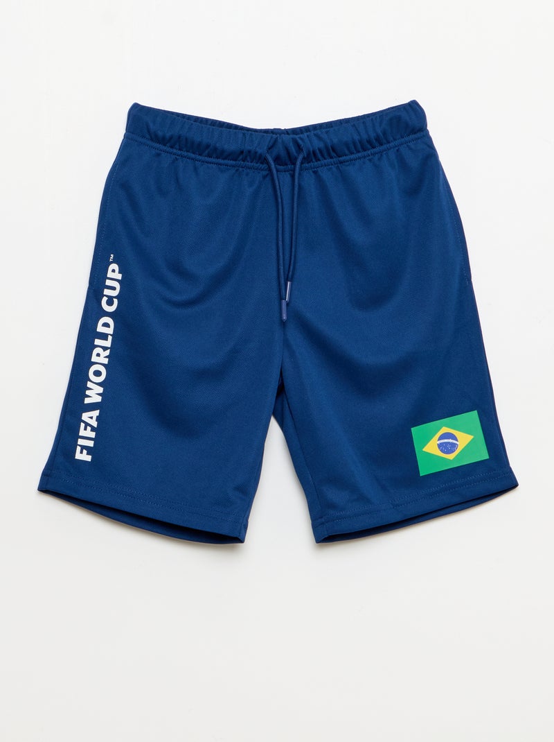Conjunto camiseta + pantalón corto con licencia oficial de la Copa Mundial de la FIFA 26™ - Brasil Amarillo - Kiabi