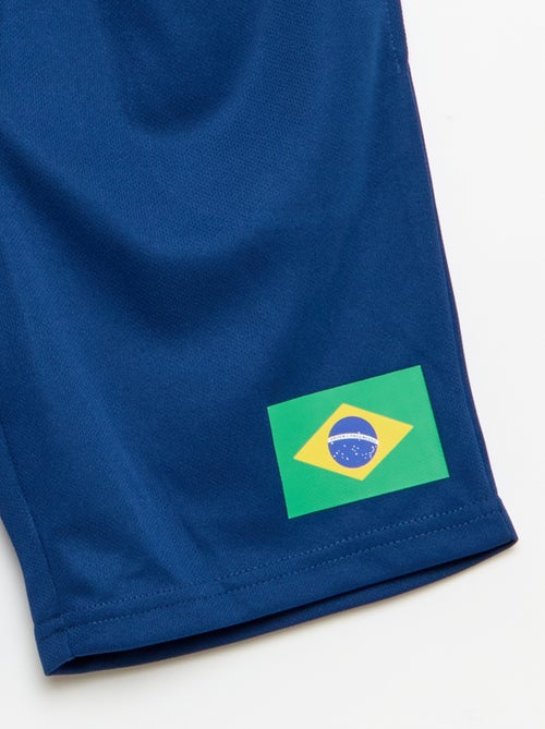 Conjunto camiseta + pantalón corto con licencia oficial de la Copa Mundial de la FIFA 26™ - Brasil - Kiabi Conjunto camiseta + pantalón corto con licencia oficial de la Copa Mundial de la FIFA 26™ - Brasil - Kiabi