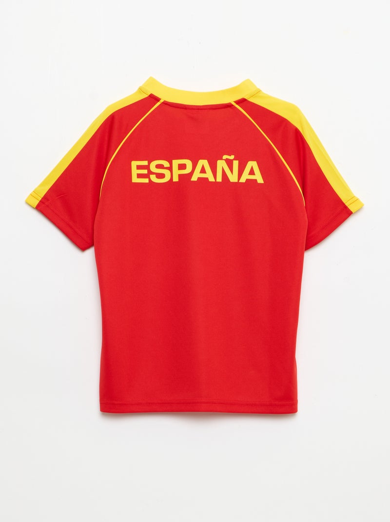 Conjunto camiseta + Pantalón corto con licencia oficial de la Copa Mundial de la FIFA 26™ - España Rojo - Kiabi