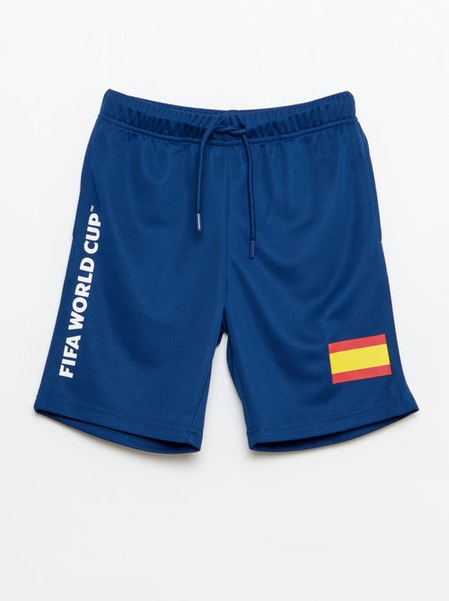 Conjunto camiseta + Pantalón corto con licencia oficial de la Copa Mundial de la FIFA 26™ - España - Kiabi Conjunto camiseta + Pantalón corto con licencia oficial de la Copa Mundial de la FIFA 26™ - España - Kiabi