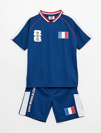Conjunto camiseta + Pantalón corto con licencia oficial de la Copa Mundial de la FIFA 26™ - Francia